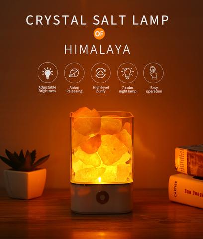 Lampe en sel cristal USB – Purification et ambiance