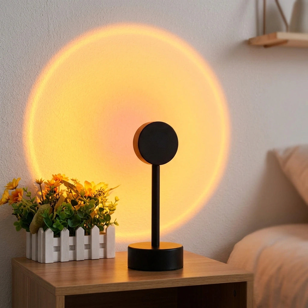 Veilleuse LED portable coucher de soleil