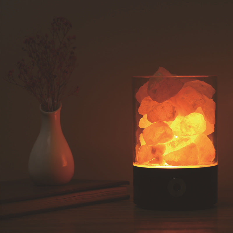 Lampe en sel cristal USB – Purification et ambiance