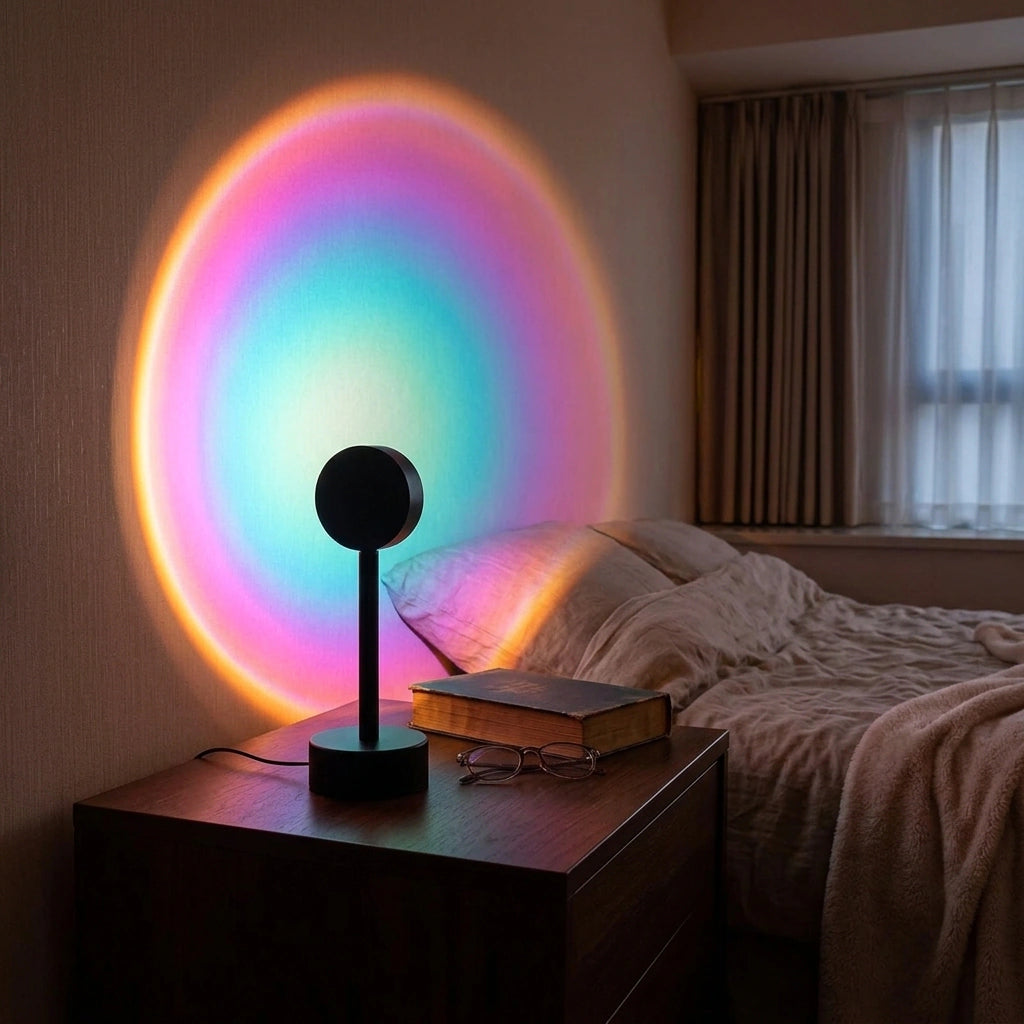 Veilleuse LED portable coucher de soleil