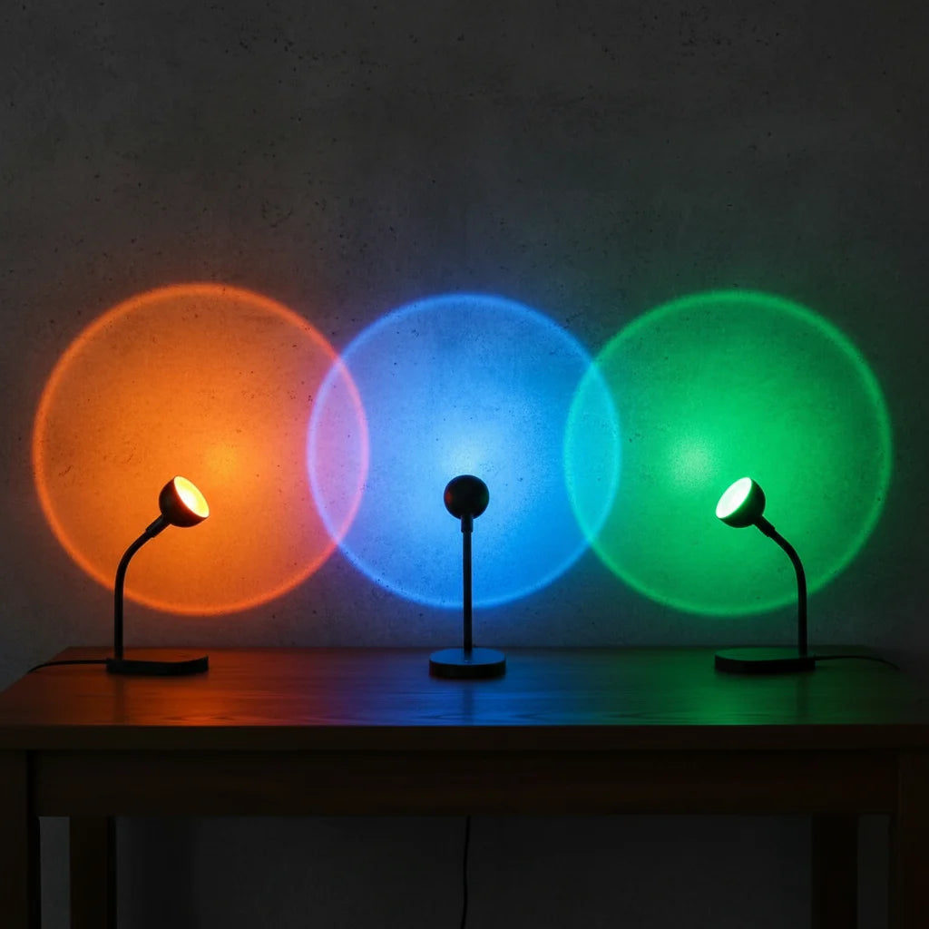 Veilleuse LED portable coucher de soleil
